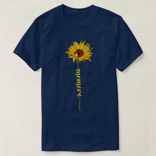 T-shirt Sun Flower mignonne Memere Sorority Christmas Tee (Design devant)