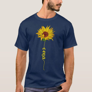 T-shirt Sun Flower mignonne Oma Sorority Christmas Tee