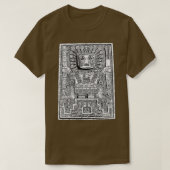 T-shirt Sun gate Sun God Viracocha Pre Columbie (Design devant)