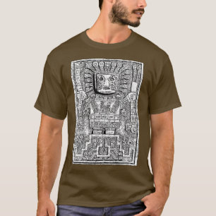 T-shirt Sun gate Sun God Viracocha Pre Columbie
