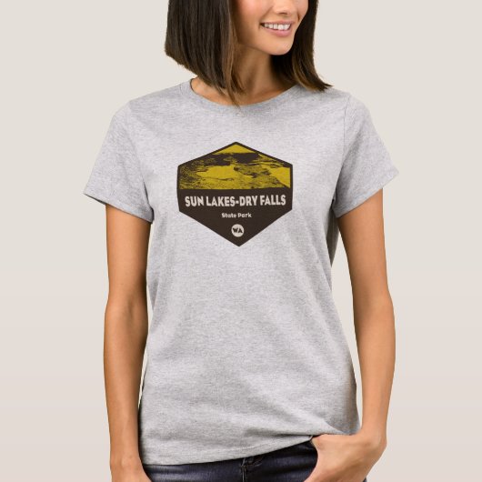 T-shirt Sun Lakes-Dry Falls State Park Washington (Devant)