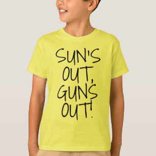 T-shirt Sun lance, réservoir drôle de muscle de garçons