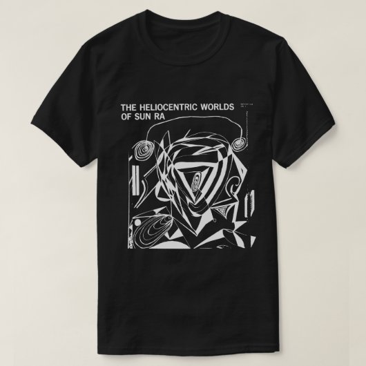 T-shirt Sun Ra Jazz Vintage Illustré (Design devant)