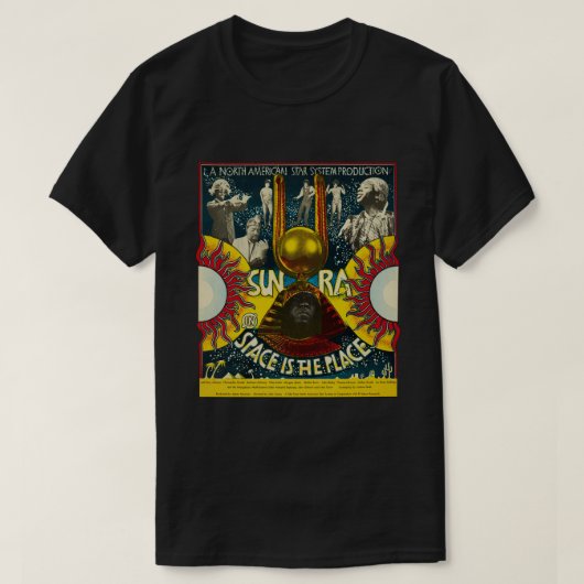 T-shirt Sun Ra Space est le lieu (Design devant)