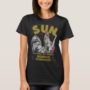 T-shirt Sun Records Rockabilly Rooster Raglan