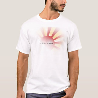 T-shirt Sun rouge se levant
