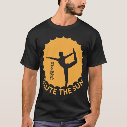 T-shirt Sun Salutation family (Devant)