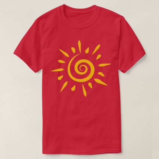 T-shirt Sun Spiral (Design devant)