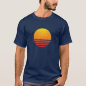 T-shirt Sun Synthwave (Devant)