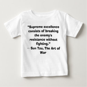 T-shirt Sun Tzu Art of War Baby Winner
