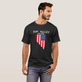 T-shirt Sun Valley Nevada USA State America Travel Nevadan (Devant entier)