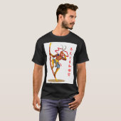 T-shirt Sun Wukong avec un personnel doré (Devant entier)