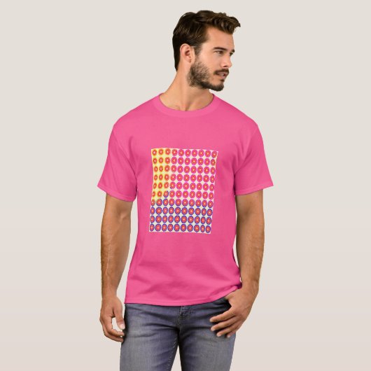 T-shirt Sunburst de Kaleidoscope (Devant entier)