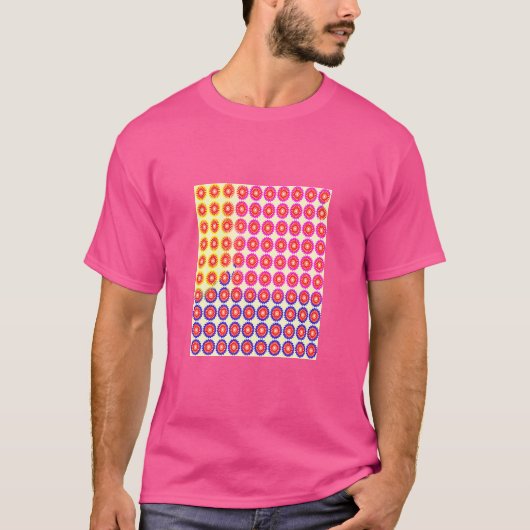 T-shirt Sunburst de Kaleidoscope (Devant)
