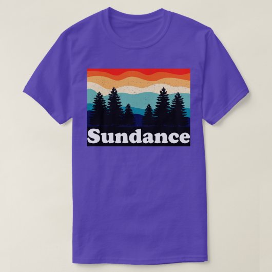 T-shirt Sundance Utah Retro (Design devant)