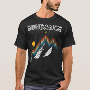 T-shirt Sundance Utah USA randonnée et escalade 1980 Retro