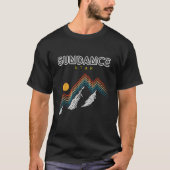 T-shirt Sundance Utah USA randonnée et escalade 1980 Retro (Devant)