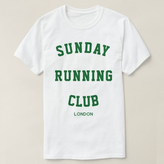 T-shirt Sunday Running club Matching Group (Design devant)