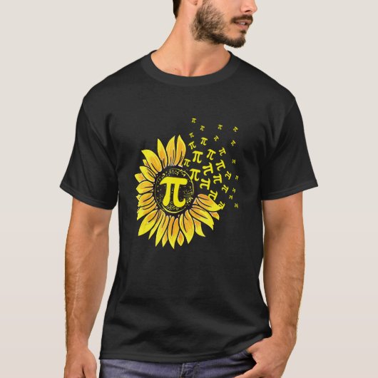 T-shirt Sunflower 3 14 Pi Number Symbol 100th day of Schoo (Devant)