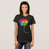 T-shirt Sunflower Autism Awareness Be Kind Puzzle Mom Supp (Devant entier)