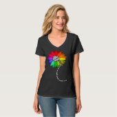 T-shirt Sunflower Autism Awareness Be Kind Puzzle Mom Supp (Devant entier)