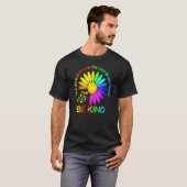 T-shirt Sunflower Be Kind Puzzle Support Sensibilisation s (Devant entier)
