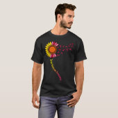 T-shirt Sunflower Cerveau Aneurysme Mois de sensibilisatio (Devant entier)