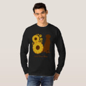 T-shirt Sunflower Dog Mom - Great Dane (Devant entier)