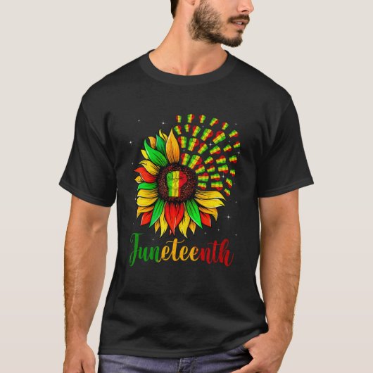 T-shirt Sunflower Fist African American Pride Black Histor (Devant)