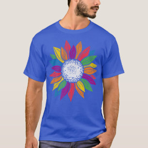 T-shirt Sunflower Floral LGBTQ Rainbow Flag Gay pride Ally
