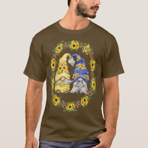 T-shirt Sunflower Gnome Montre Coeur & Amour Pour Gardener