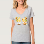 T-shirt Sunflower Gnomes Gardening Gnome<br><div class="desc">Sunflower Gnomes Gardening Gnome Gift. Perfect gift for your dad,  mom,  papa,  men,  women,  friend and family members on Thanksgiving Day,  Christmas Day,  Mothers Day,  Fathers Day,  4th of July,  1776 Independent day,  Veterans Day,  Halloween Day,  Patrick's Day</div>