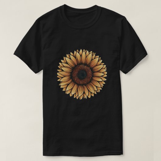 T-shirt Sunflower Joy (Design devant)