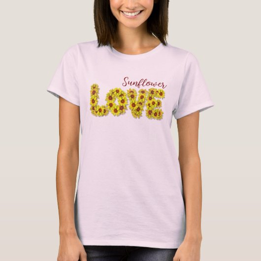 T-shirt Sunflower Love Top (Devant)
