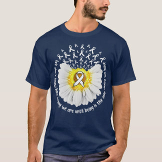 T-shirt Sunflower Lung Sensibilisation Ruban Blanc En Nove