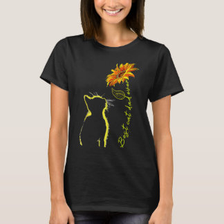 T-shirt Sunflower Meilleur chat Papa Jamais mignonne Chat