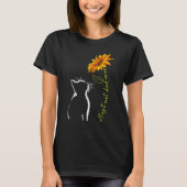 T-shirt Sunflower Meilleur chat Papa Jamais mignonne Chat (Devant)