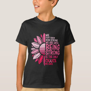T-shirt Sunflower rose Cancer du sein Sensibilisation Femm