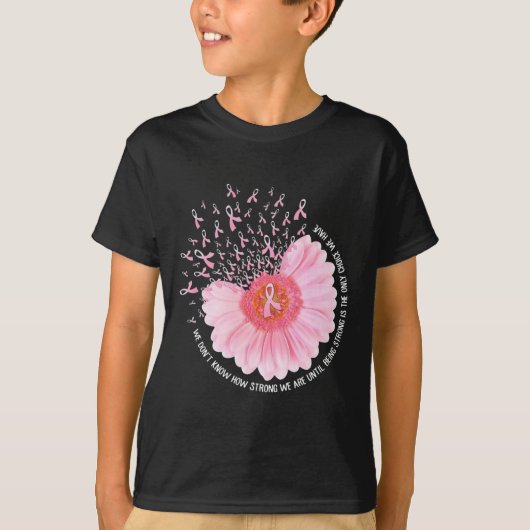 T-shirt Sunflower rose Cancer du sein Sensibilisation Femm (Devant)