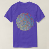 T-shirt Sunflower Seeds Fibonacci Spiral Funny Math Nerd G (Design devant)