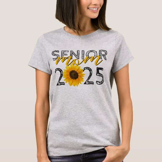 T-shirt Sunflower Senior Mom (Devant)