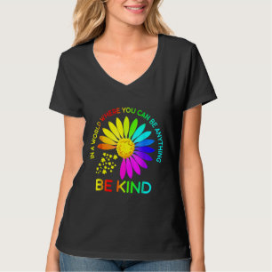 T-shirt Sunflower Sensibilisation sur l'autisme Be Kind Pu