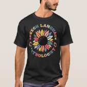 T-shirt Sunflower SLP Discours Langue Pathologiste Cadeau (Devant)