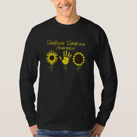 T-shirt Sunflower Syndrome Epileptic Disorder Awareness_4 (Devant)