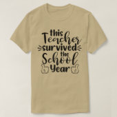 T-shirt Sunflower Teach Love Inspirer Funny Teacher Retour (Design devant)