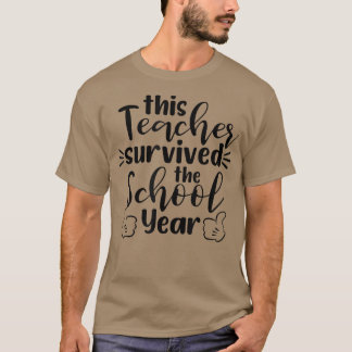 T-shirt Sunflower Teach Love Inspirer Funny Teacher Retour