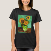 T-shirt Sunflowers, 3, par Vincent van Gogh (Devant)