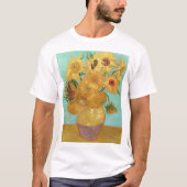 T-shirt Sunflowers Vincent van Gogh (Devant)