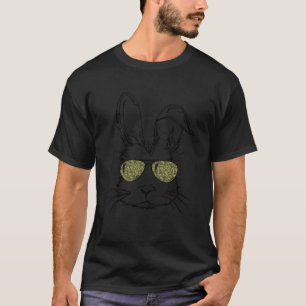 T-shirt Sunglass Bunny Face Camouflage Joyeux jour de Pâqu
