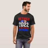T-shirt Sunglass Retirement 2022 Plus mon problème (Devant entier)